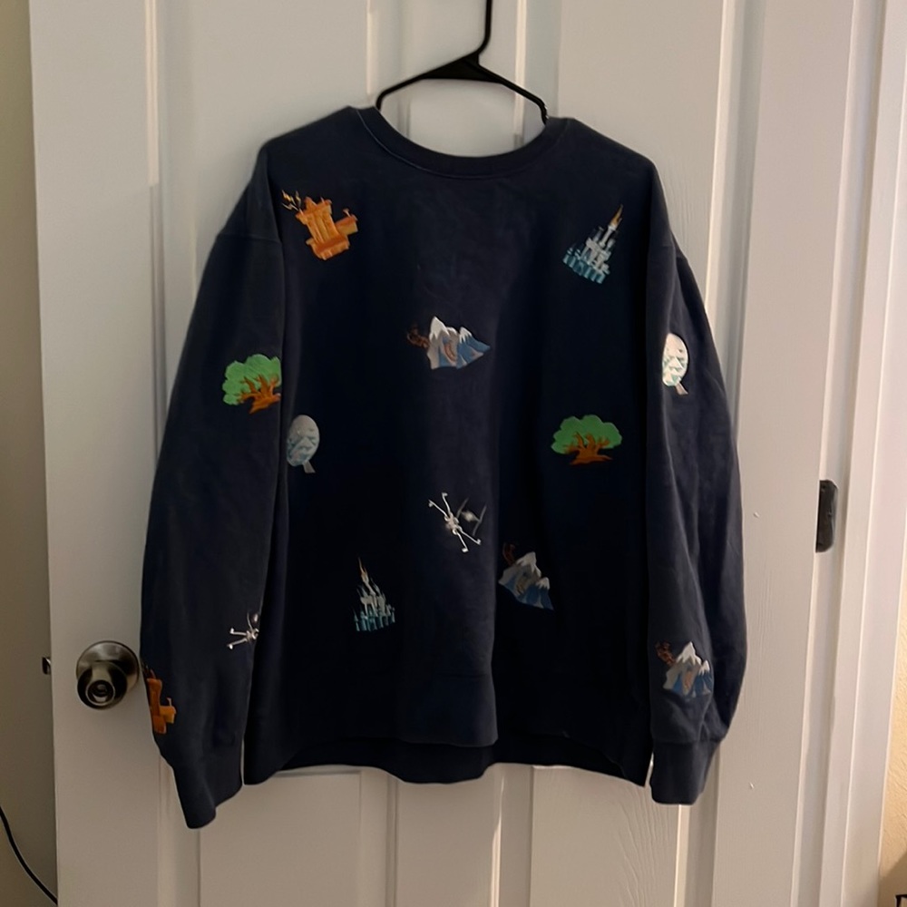 Disney Parks Icons Pullover Sweater